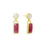 Ruby and pearl earrings by Ottoman Hands&nbsp;